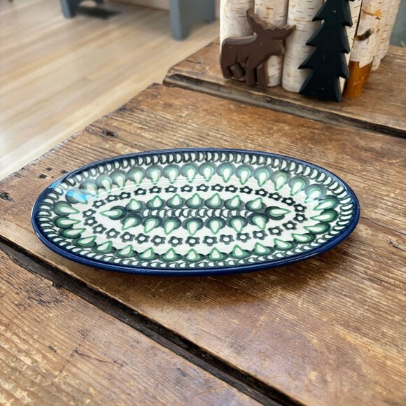 Polish Pottery Boleslawiec Serving Plate - Picture 1 of 3